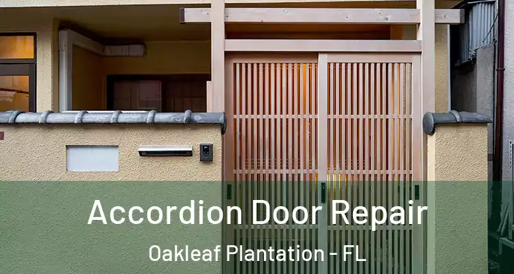  Accordion Door Repair Oakleaf Plantation - FL