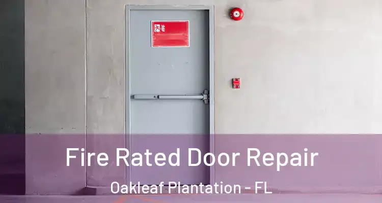  Fire Rated Door Repair Oakleaf Plantation - FL