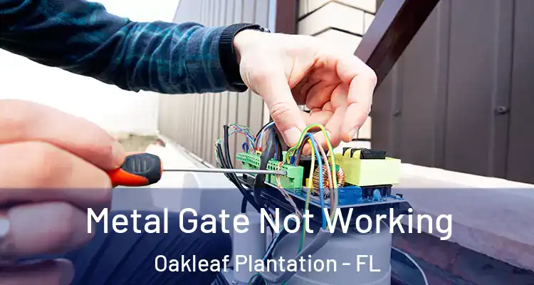  Metal Gate Not Working Oakleaf Plantation - FL