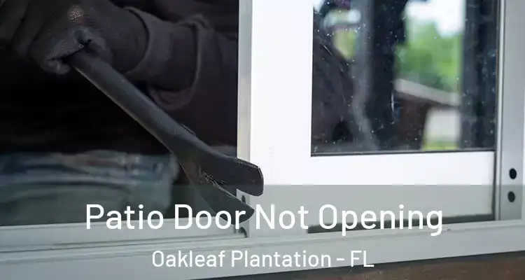  Patio Door Not Opening Oakleaf Plantation - FL