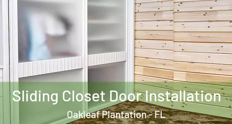  Sliding Closet Door Installation Oakleaf Plantation - FL